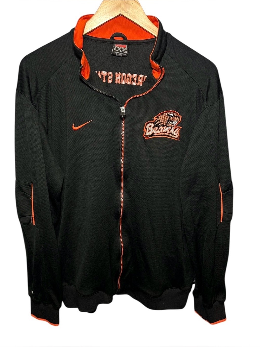 Vintage y2K Nike Oregon State Beavers Track Jacket  Mens size small